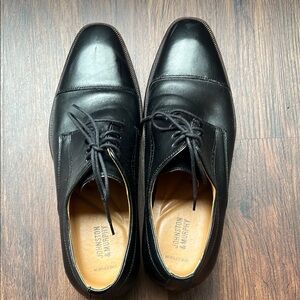 Johnston & Murphy Black Oxford Dress Shoes